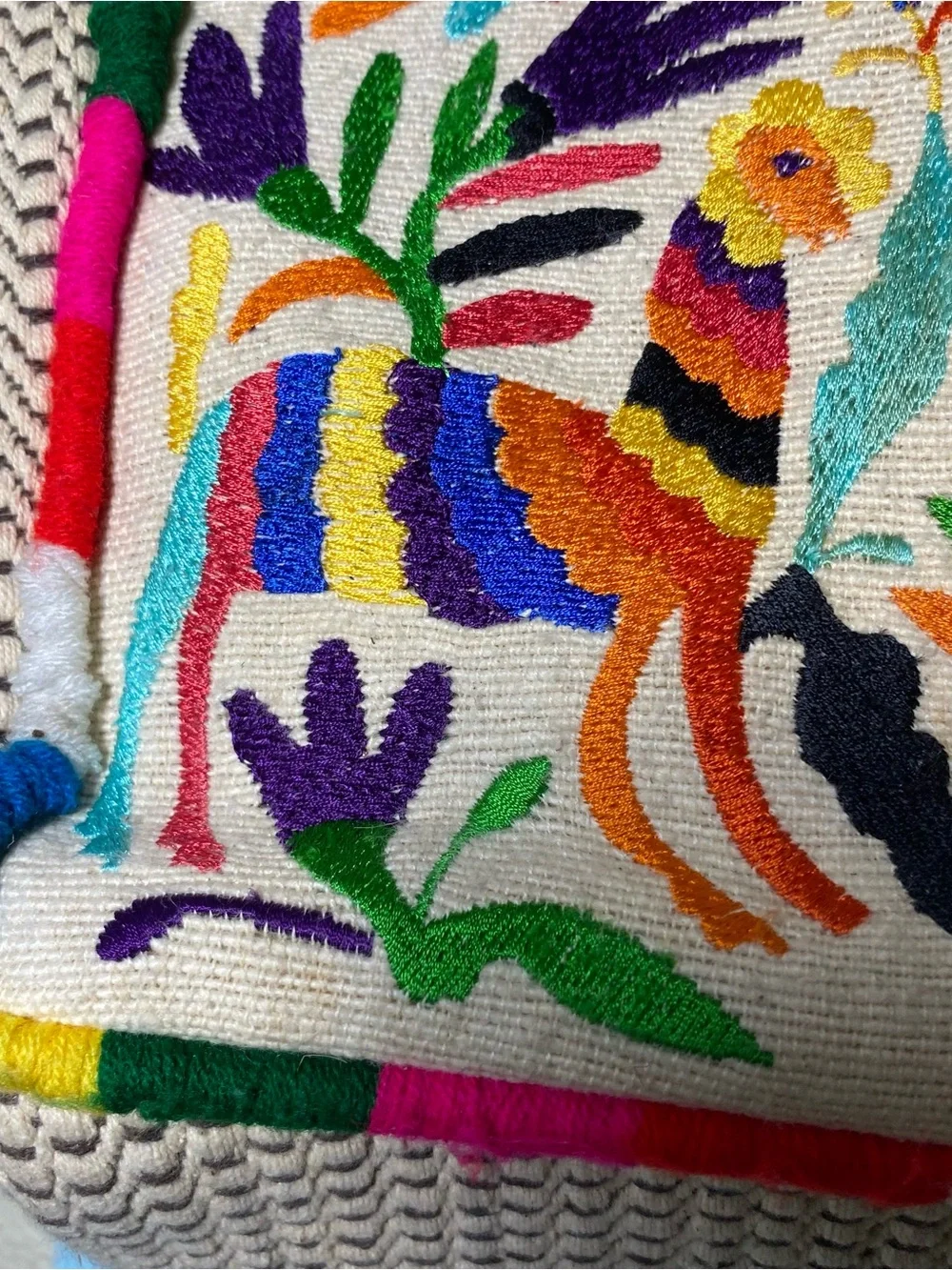 Steven By Steve Madden Multicolor Embroidered Tote